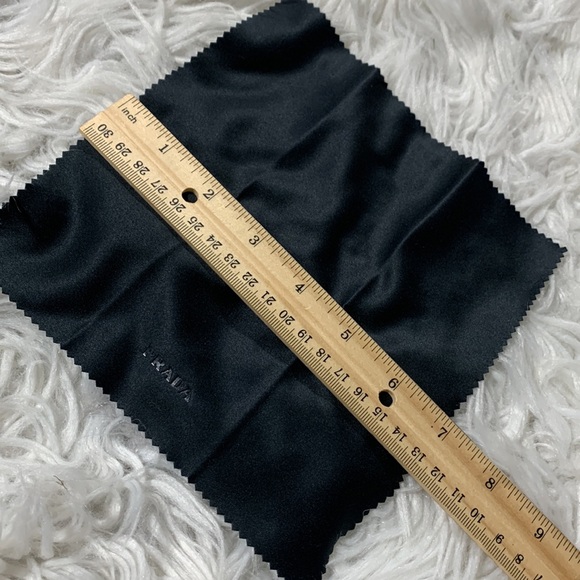 PRADA eyewear case textured velvet lined Prada microfiber cloth magnetic closure - Picture 11 of 12